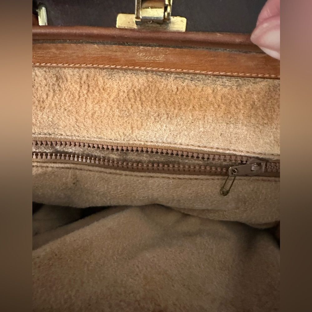 Gucci Brown and Tan large  bag - Picture 8 of 16